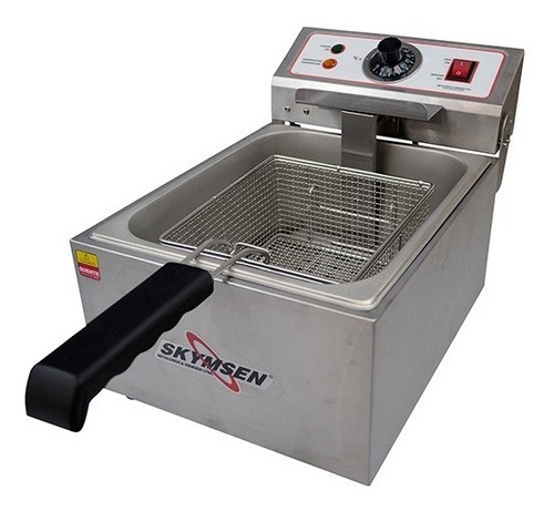 Freidora industrial Skymsen FE-10-N 5L acero inoxidable 50 Hz x 60 Hz 127V