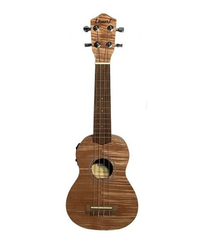 Ukelele Soprano Electroacustico 21 Leonard Uk29sne + Funda