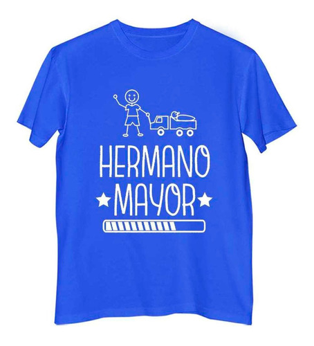 Remera Hombre Color Hermano Mayor Cargando En Proceso