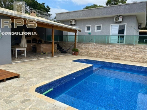 Imagem 1 de 23 de Chácara Para Venda-jchácara Nova Em Atibaia Com 03 Dormitórios Sendo 03 Suítes, Cozinha Americana, Sala 02 Ambientes, Piscina,estância Brasil-atibaia - Ch00110 - 69842494