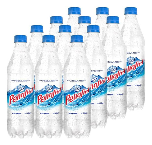 Agua Mineral Peñafiel 600ml De Manantial 12 Botellas