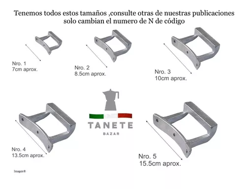 Asas/manija N3 Cacerola Fundicion Aluminio Olla Gastronomica - $ 2.600