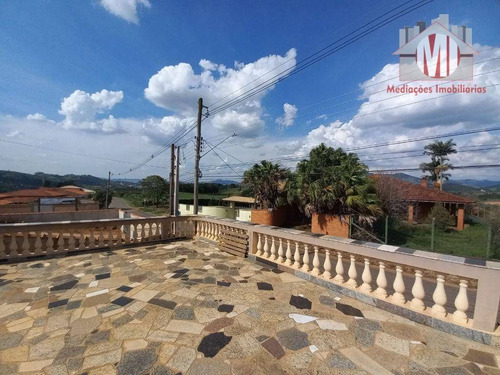 Imagem 4 de 30 de Linda Chácara Com 02 Casas, 4 Dormitórios, Piscina, Pomar, Internet, Aceso Asfaltado, Perto Da Cidade, À Venda, 1000 M² Por R$ 1.000.000 - Socorro/sp - Ch1123