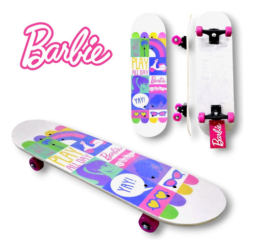Cyc Skateboard Patineta Barbie Juguete T378316