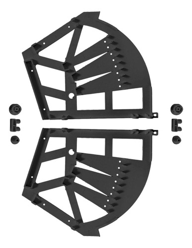 2 Piezas Bisagras Para Zapatero, Negro 3 Capas Gruesas.