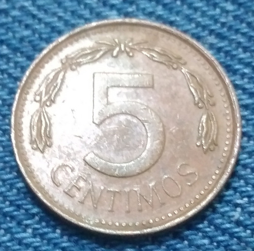 Imagen 2 de 2 de Moneda Venezolana Año 1976 - 5 Céntimos