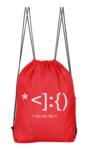 Bolso Deportivo Ho! Ho! Ho! 8-bit (d1111 Boleto.store)