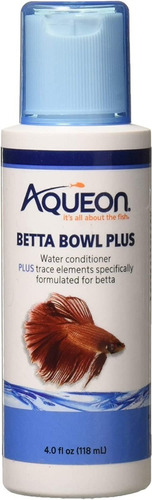 Aqueon Betta Bowl Plus Acondicionador D Agua Y Dechlorinator