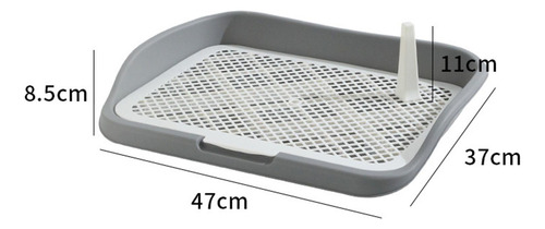 Inodoro Para Perros, Orinal Para Perros, Valla Mediana Gris