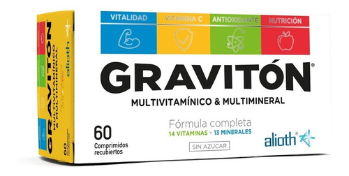 Graviton Suplemento Multivitamínico Y Multimineral X60 Comp