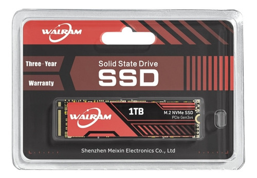 Imagen 2 de 9 de Disco Sólido Ssd M.2 Walram Original Nvme 1tb Pcie Gen 3x4