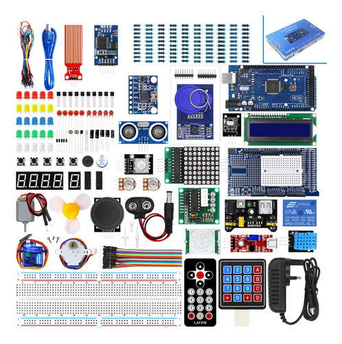 Kit Compatible C/ Arduino Uno Mega 2560 Con Español Tutorial