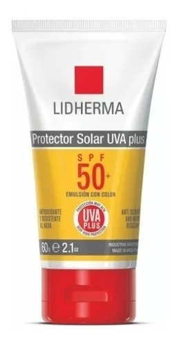 Protector Solar Lidherma Fps 50 En Crema 1 Unidad De 60 ml 60 g