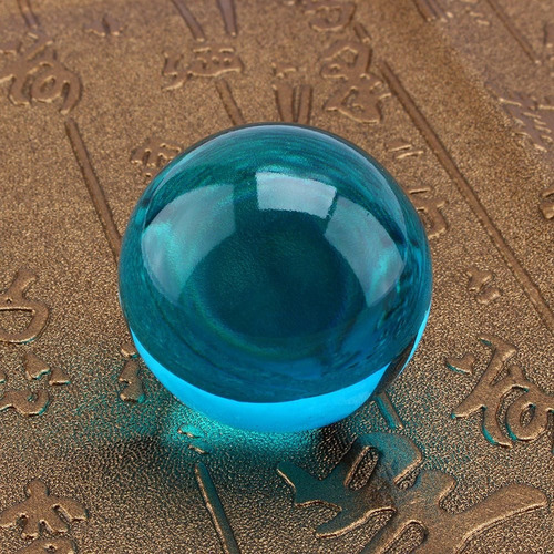 Bola Curativa De Cristal De Cuarzo Azul Real Natural Rara