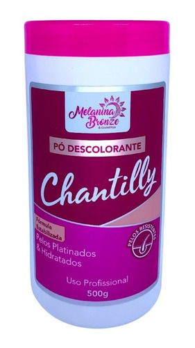 Pó Descolorante Chantilly 500g Melanina Bronze