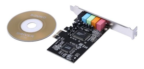 Pci Express X1 Pci-e 5.1 Ch Cmi8738 Chipset De Audio Digital