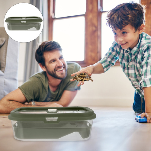 Contenedor De Alimentación Para Serpientes, Decoración De Ta