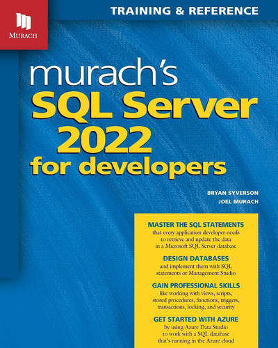 Libro: Murachs Sql Server 2022 For Developers