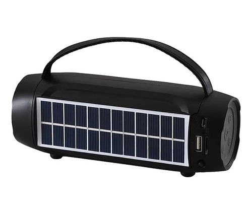 Parlante Solar Recargable Bluetooth, Radio , Lector Pendrive