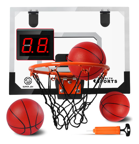 Aro De Baloncesto Para Puerta Con Marcador Electronico, Aro