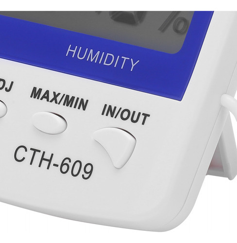 Medidor De Temperatura E Umidade Digital Thermo Hygro Cth609