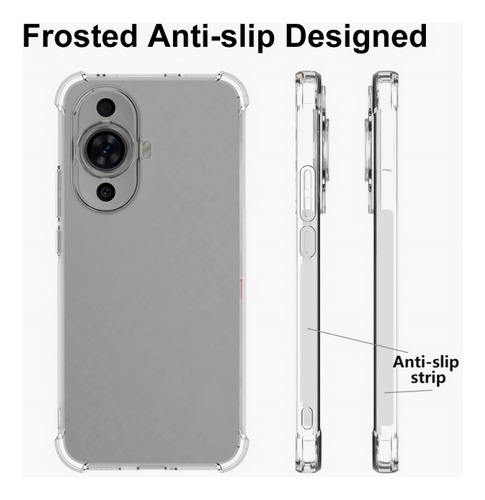 Funda Acrigel Airbag Rígido Para Huawei Nova 11 Transparente Acrigel Reforzado