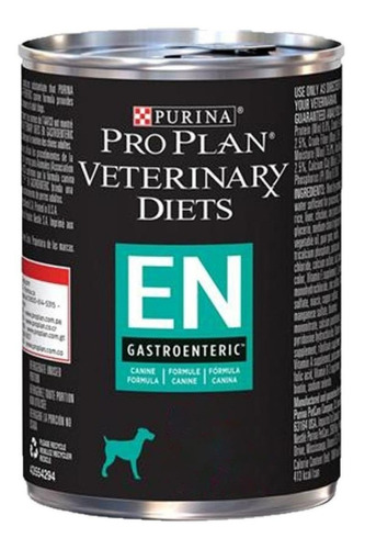 Imagen 1 de 1 de Alimento Pro Plan Veterinary Diets EN Gastroenteric para perro todos los tamaños sabor mix en lata de 380g
