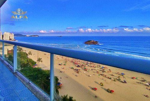 Imagem 3 de 19 de Apartamento A Veda Na Praia Das Pitangueiras, 3 Dormitórios Sendo 1 Suíte, Frente Total Para O Mar, 160 M² De Área Útil. - Ap1114