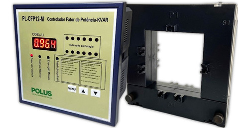 Kit Controlador Fator De Potencia + 1 Tc Bipartido 1000/5a