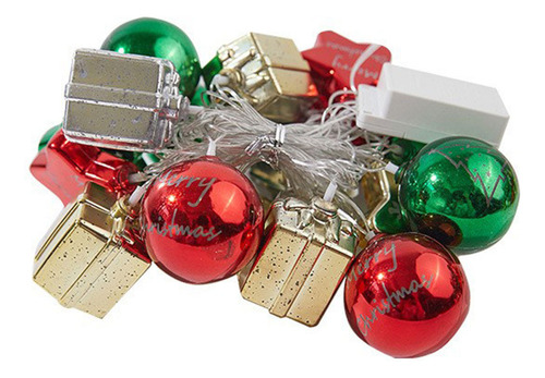 Caja De Regalo Led Para Decoración Navideña, Cadena De Luces
