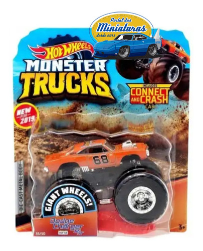 Hot Wheels Monster Trucks 69' Dodge Charger General Lee