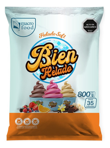 Helado Soft Chirimoya 800g. Rinde 2.8lt. Agronewen