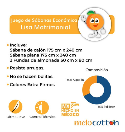 Imagen 3 de 6 de Juego De Sábana Matrimonial Lisa Económica Color A Elegir