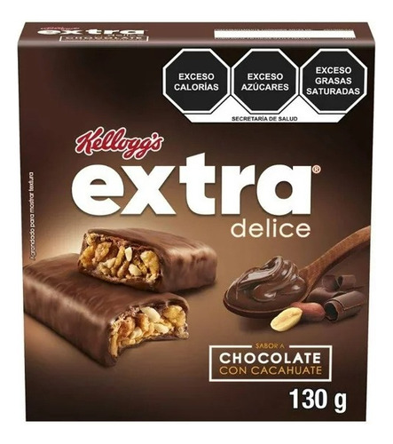 Barra De Cereales Kellogg's Extra Delice Chocolate Con Cacah