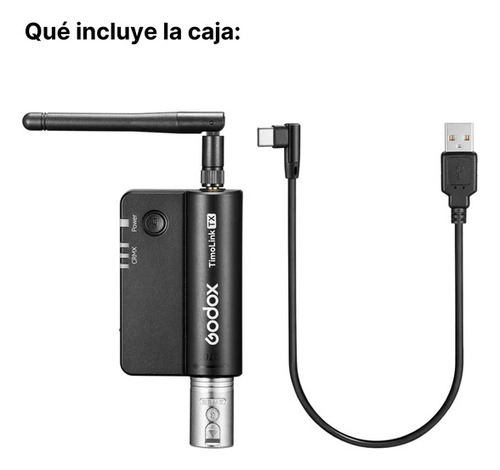 Transmisor Inalámbrico Godox Timolink Tx Dmx Con Conector Xl