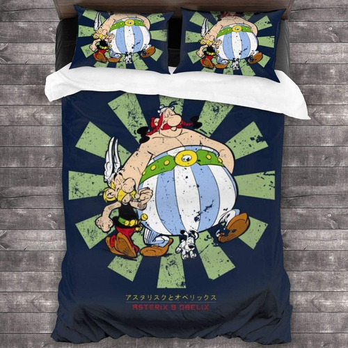 Asterix Y Obelix Retro Japonés 3 Piezas De La Cubierta...