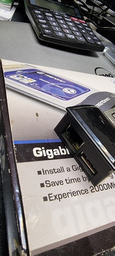Gigabit Pc Card 32 Bits Cardbus Type Ii Laptop Tegpcbusr (Usado)