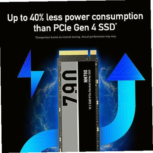Unidade Interna Lexar Nm790 Ssd De 1 Tb Pcie Gen4 Nvme M.2 2280