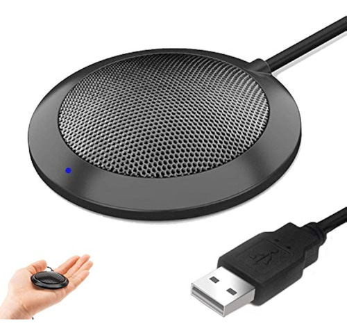 Hfuear Microfono De Computadora Usb, Microfono De Conferenci