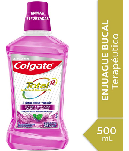 Enjuague Bucal Colgate Total 12 Encías Reforzadas 500 Ml
