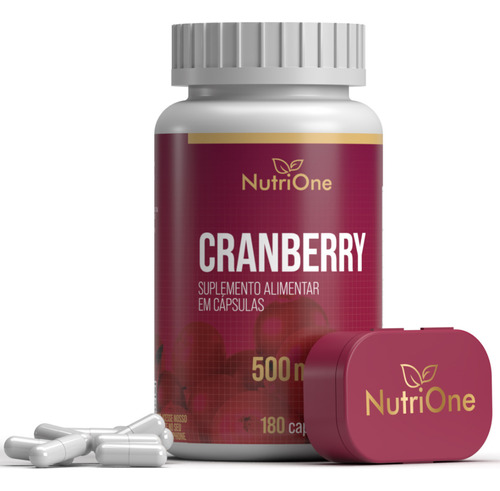 Cranberry Concentrado 500mg 180 Capsulas - Nutrione