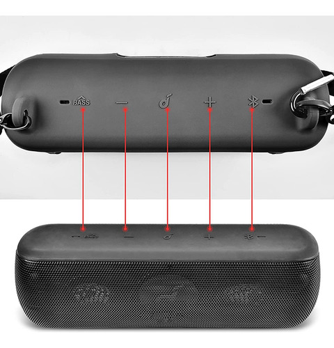 Funda De Silicona V1 Para Altavoz Soundcore Motion+ -fs