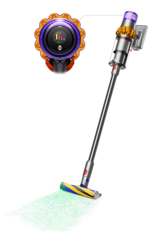 Dyson - Aspiradora Inalámbrica V15 Detect - Amarillo/níquel