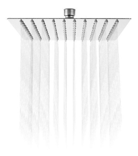 Imagen 2 de 10 de Flor Ducha Cuadrada 20x20 Acero Inoxidable Premium Gavatex
