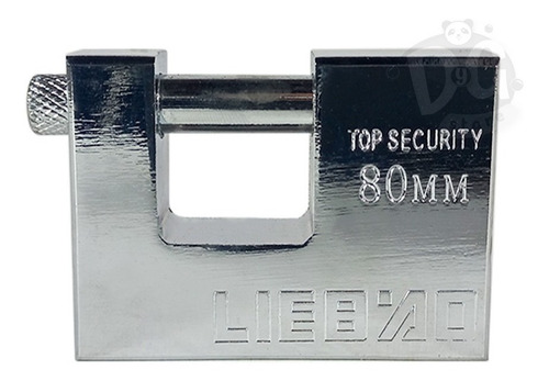 Imagen 3 de 4 de Candado Acero Macizo 80mm Pack X 2 Traba Horizontal 3 Llaves