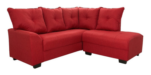 Sofa Esquinero Juego De Living Sillón Roja Dallas