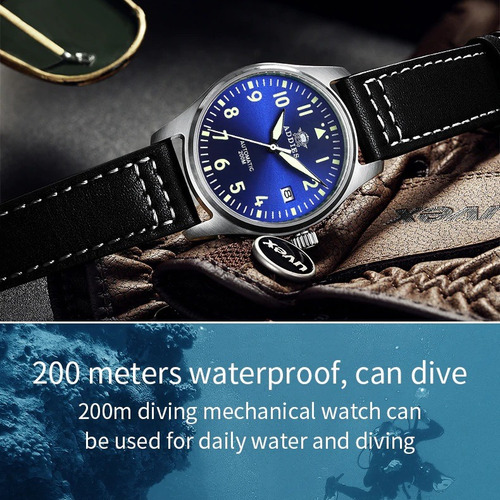 Relógio Automático Addies Diver Mergulho 200 M Seiko Nh35