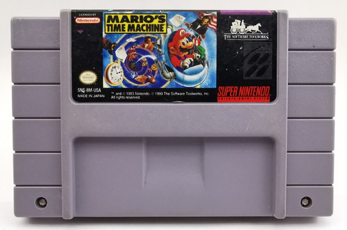 Mario's Time Machine Snes Nintendo * R G Gallery