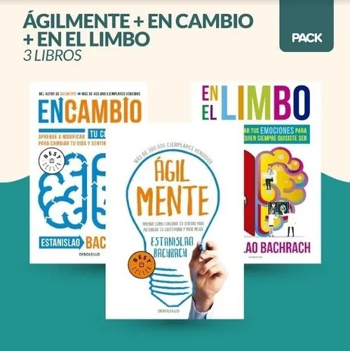 comprar Pack Bachrach Agilmente + En Cambio + En El Limbo 3 Libros