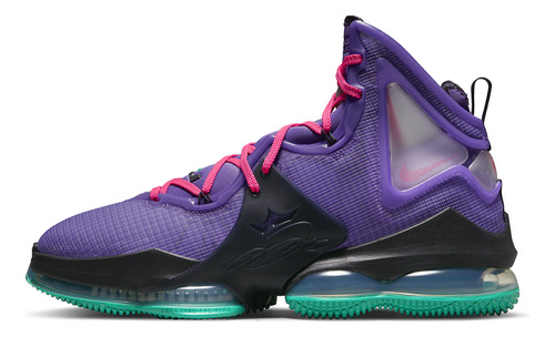 Zapatillas Nike Lebron 19 Purple Teal Urbano Dc9340-500   